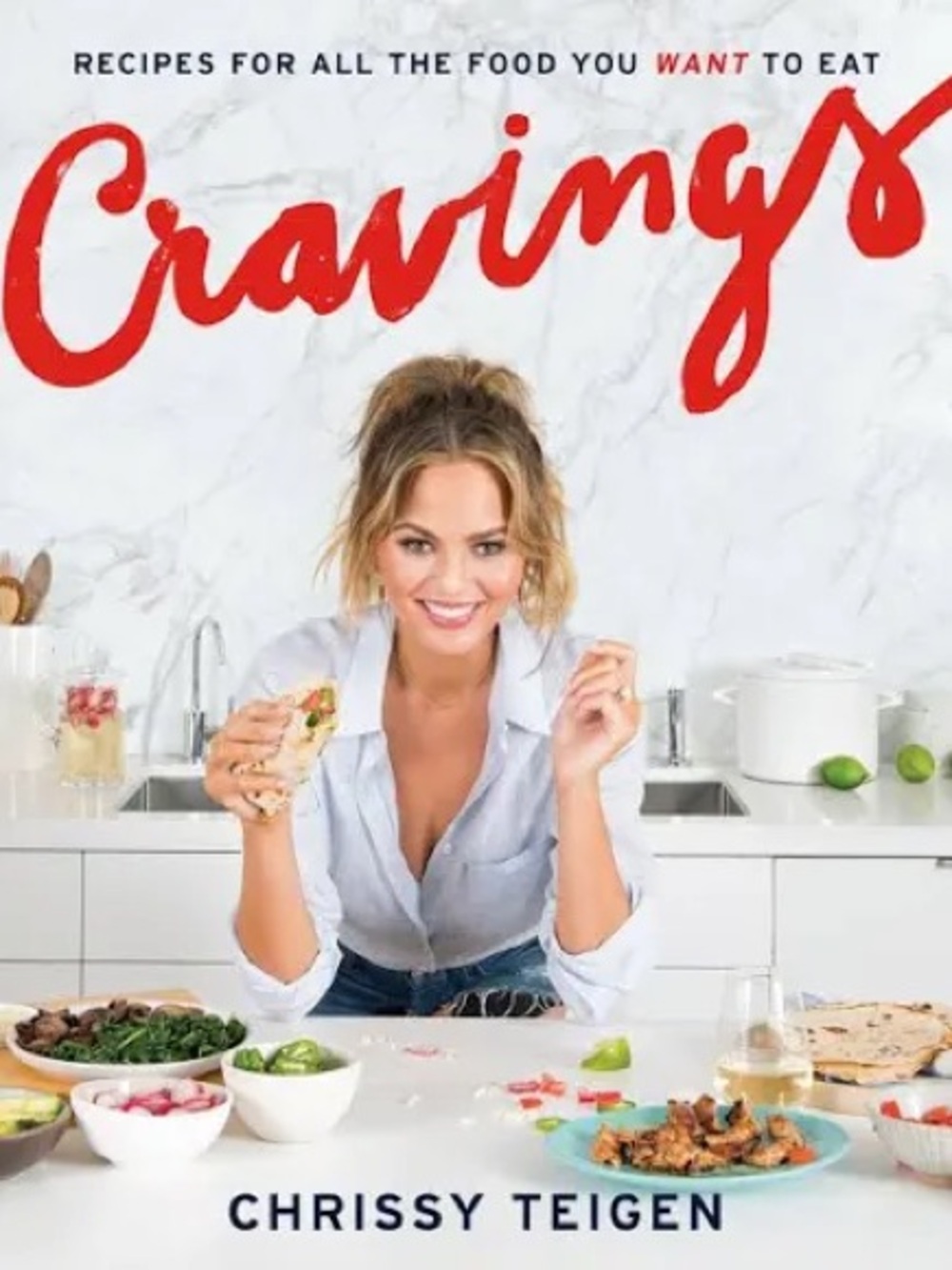 Donating Tomorrow Cravings by Chrissy Teigen Cookbook | Delicious Recipe